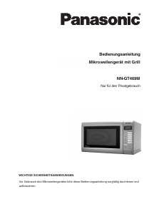 Manual Panasonic NN-GT469M Microwave