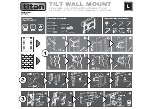 Hướng dẫn sử dụng Titan MS 6550 Giá treo tường