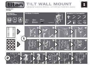 Hướng dẫn sử dụng Titan MT 2615 Giá treo tường