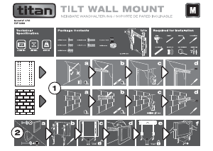 Hướng dẫn sử dụng Titan MT 3735 Giá treo tường