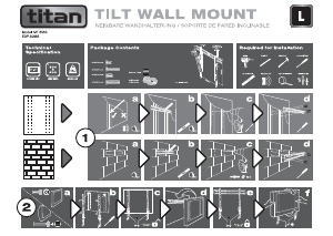 Hướng dẫn sử dụng Titan MT 6550 Giá treo tường