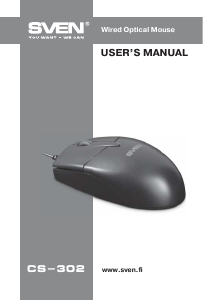 Manual Sven CS-302 Mouse