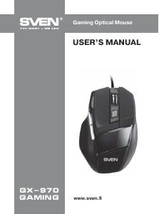 Manual Sven GX-970 Mouse