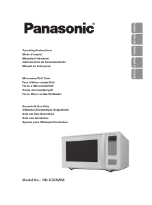 Manual de uso Panasonic NN-K354 Microondas
