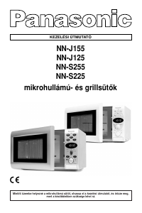 Használati útmutató Panasonic NN-S255MBEPG Mikrohullámú sütő