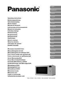 Használati útmutató Panasonic NN-S259W Mikrohullámú sütő