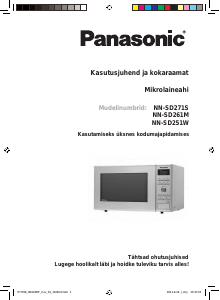 Kasutusjuhend Panasonic NN-SD251W Mikrolaineahi