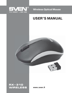 Manual Sven RX-310 Mouse