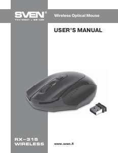 Manual Sven RX-315 Mouse