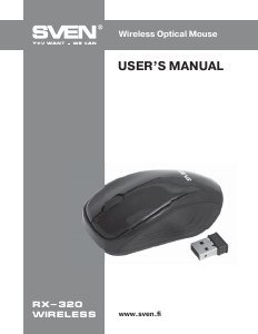 Manual Sven RX-320 Mouse