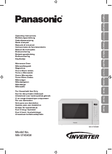 Käyttöohje Panasonic NN-ST45KW Mikroaaltouuni