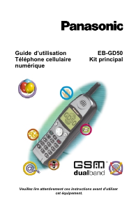 Mode d’emploi Panasonic EB-GD50 Téléphone portable