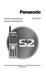 Bedienungsanleitung Panasonic EB-GD52 Handy