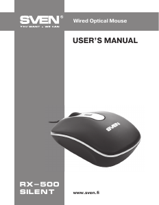 Manual Sven RX-500 Mouse