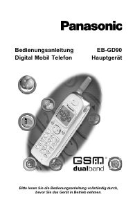 Bedienungsanleitung Panasonic EB-GD90 Handy
