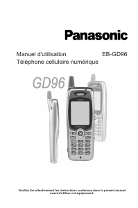Mode d’emploi Panasonic EB-GD96 Téléphone portable