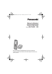 Mode d’emploi Panasonic KX-TU301EXME Téléphone portable