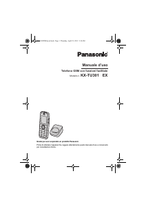 Manuale Panasonic KX-TU301EXME Telefono cellulare