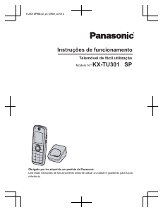 Manual Panasonic KX-TU301SPME Telefone celular
