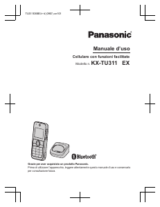 Manuale Panasonic KX-TU311EXWE Telefono cellulare