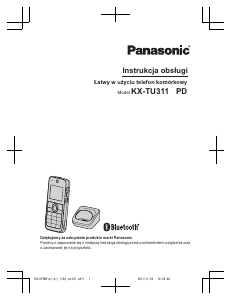 Instrukcja Panasonic KX-TU311PDBE Telefon komórkowy