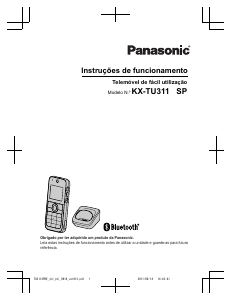 Manual Panasonic KX-TU311SPBE Telefone celular