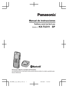 Manual de uso Panasonic KX-TU311SPBE Teléfono móvil