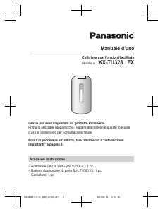 Manuale Panasonic KX-TU328EXBE Telefono cellulare