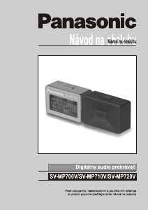 Návod Panasonic SV-MP710V Mp3 prehrávač