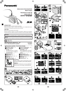 Manual de uso Panasonic SV-SD100 Reproductor de Mp3