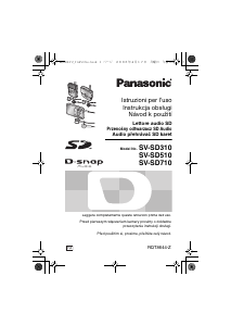 Manuale Panasonic SV-SD510 Lettore Mp3