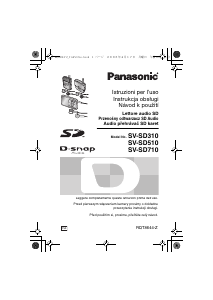 Manuale Panasonic SV-SD710 Lettore Mp3