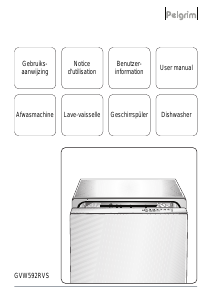 Bedienungsanleitung Pelgrim GVW592RVS Geschirrspüler