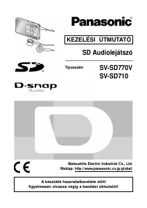 Használati útmutató Panasonic SV-SD710 MP3-lejátszó