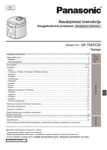 Vadovas Panasonic SR-TMX530 Daugiafunkcė viryklė