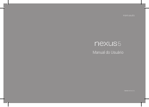 Manual LG Nexus 5 Telefone celular