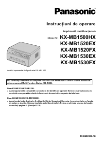 Manual Panasonic KX-MB1520EX Imprimantă multifuncţională