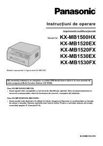 Manual Panasonic KX-MB1530FX Imprimantă multifuncţională