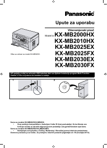 Priručnik Panasonic KX-MB2010HX Višenamjenski pisač