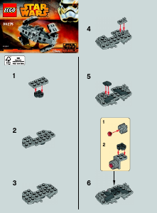 Manual de uso Lego set 30275 Star Wars TIE advanced prototype
