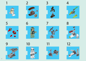 Käyttöohje Lego set 75023 Star Wars Joulukalenteri