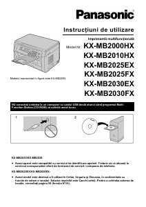 Manual Panasonic KX-MB2025FX Imprimantă multifuncţională