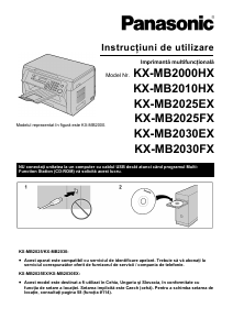 Manual Panasonic KX-MB2030FX Imprimantă multifuncţională
