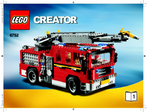 Handleiding Lego set 6752 Creator Brandweerwagen