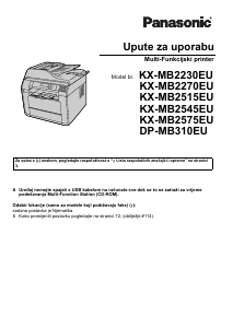 Priručnik Panasonic KX-MB2230EU Višenamjenski pisač