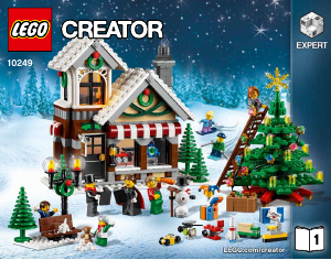 Manuale Lego set 10249 Creator Negozio di giocattoli invernale