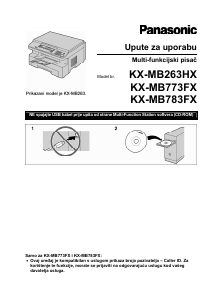 Priručnik Panasonic KX-MB773FX Višenamjenski pisač