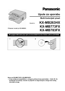 Priručnik Panasonic KX-MB783FX Višenamjenski pisač