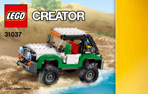 Handleiding Lego set 31037 Creator Avontuurlijke voertuigen