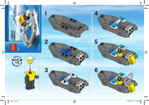 Manual de uso Lego set 30011 City Barco de la policía